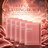 Lumiveil Bio-Collagen Deep Mask 5-Pack | Overnight Collagen Sheet Mask
