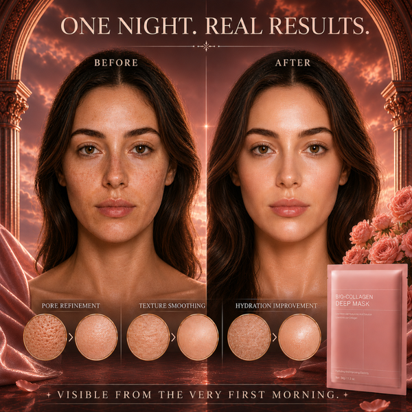 Lumiveil Bio-Collagen Deep Mask 5-Pack | Overnight Collagen Sheet Mask