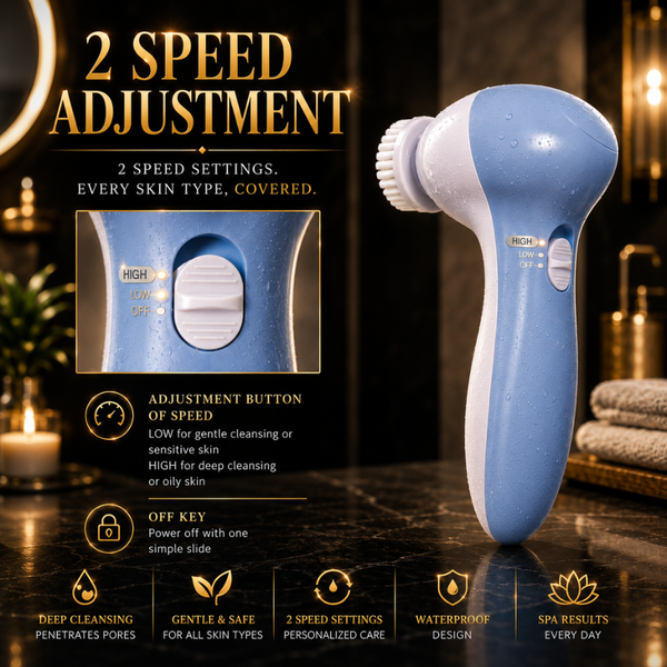 Skinéra LumiCleanse Pro — Electric 5-in-1 Facial Renewal System