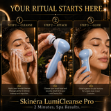 Skinéra LumiCleanse Pro — Electric 5-in-1 Facial Renewal System